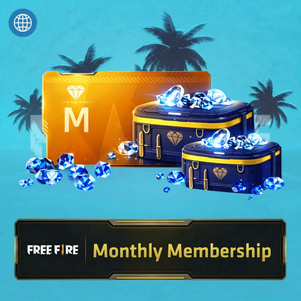 Free Fire Top Up Monthly Membership Global