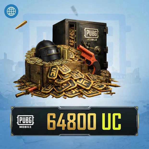 PUBG Mobile 64800 UC Global