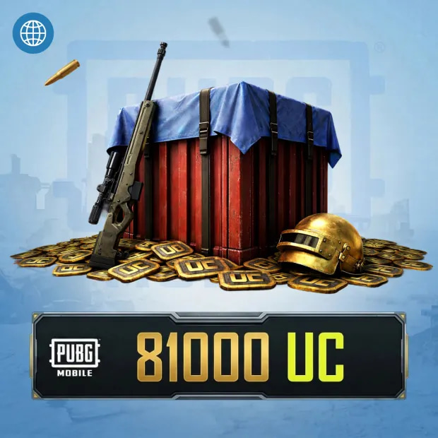 PUBG Mobile 81000 UC Global