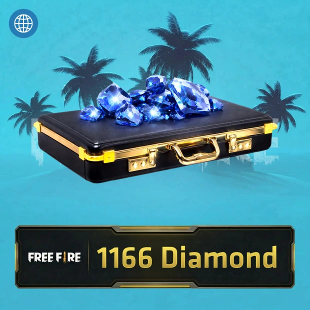 Free Fire Top Up 1060 Diamonds Global