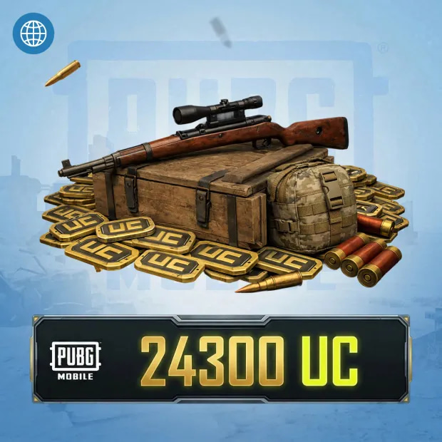 PUBG Mobile 24300 UC Global