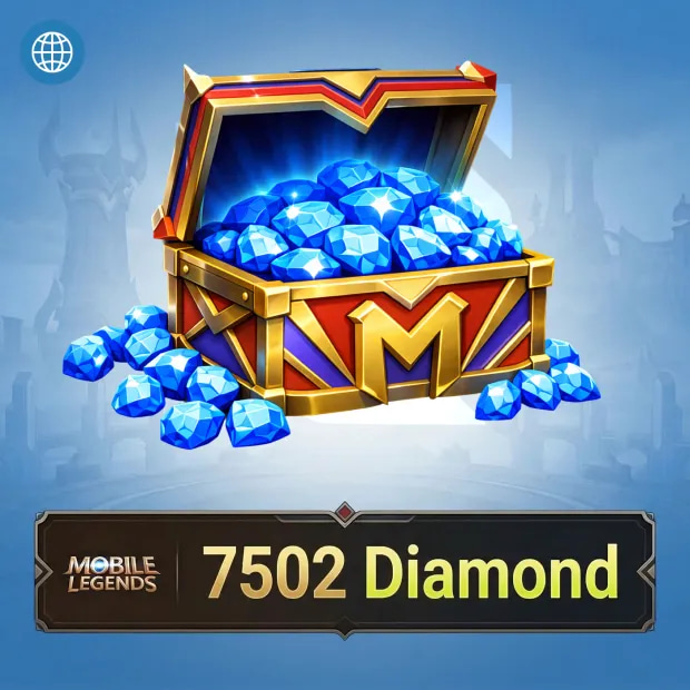 Mobile Legends 7502 Diamonds Global